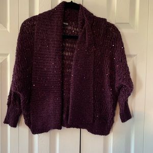 Purple Sparkle Sweater